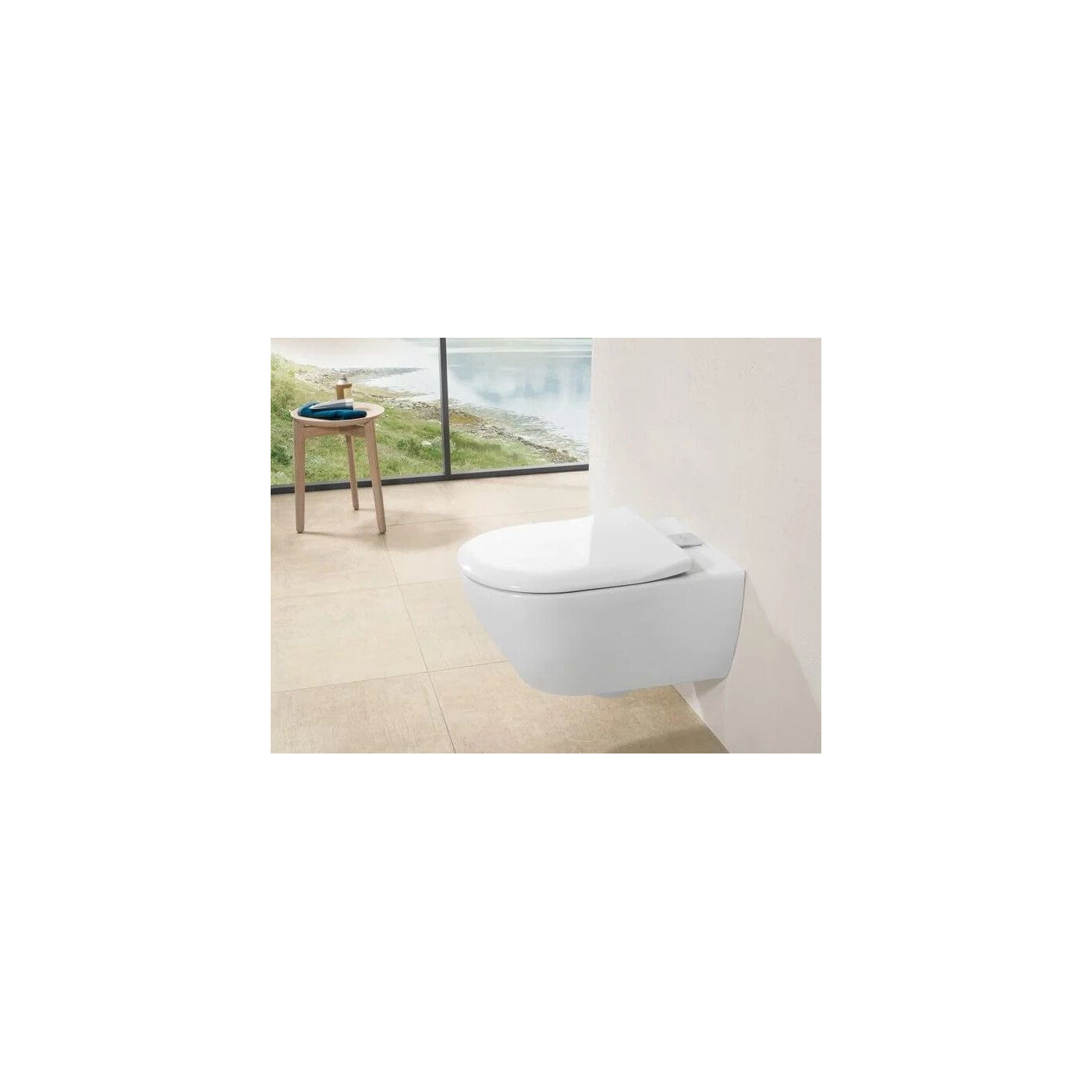 Miska WC Subway 2.0 Z Deską Wolnoopadającą CeramicPlus 5614A1R1+9M78S101 Villeroy&Boch