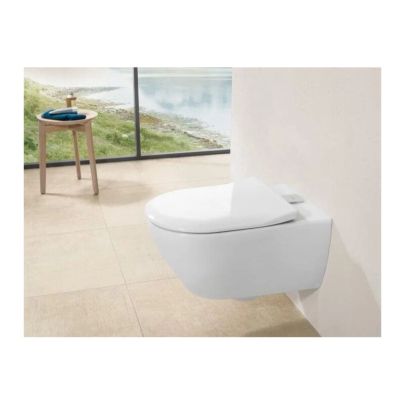 Miska WC Subway 2.0 Z Deską Wolnoopadającą CeramicPlus 5614A1R1+9M78S101 Villeroy&Boch