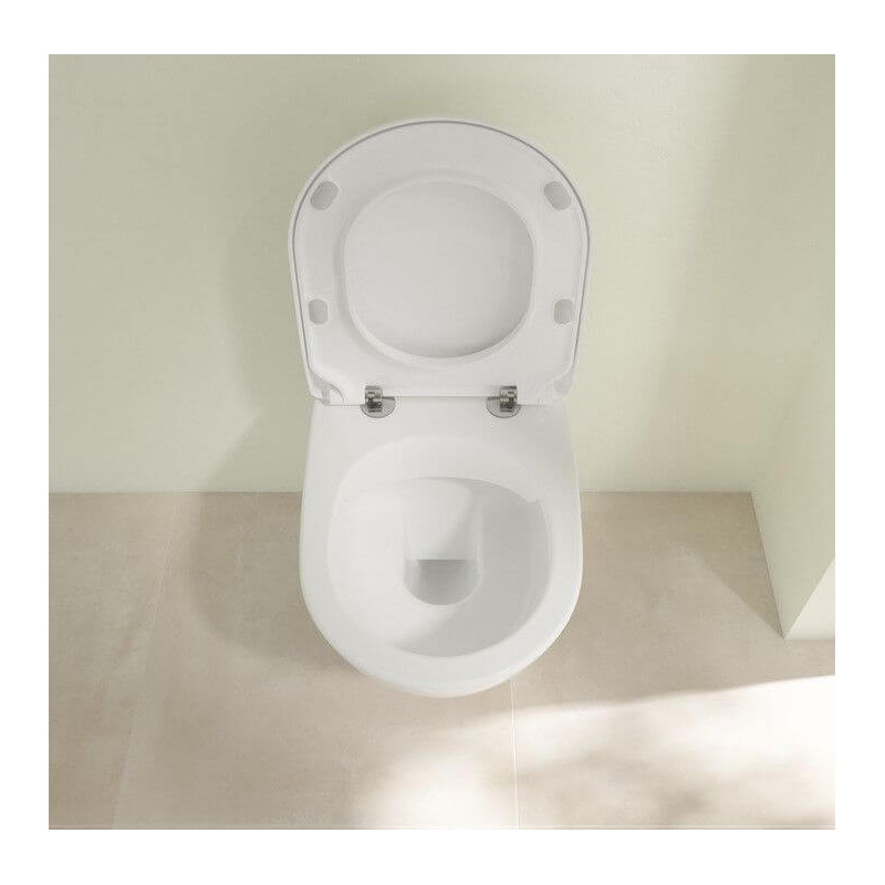 Miska WC Subway 2.0 Z Deską Wolnoopadającą CeramicPlus 5614A1R1+9M78S101 Villeroy&Boch