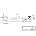 Miska WC Subway 2.0 Z Deską Wolnoopadającą CeramicPlus 5614A1R1+9M78S101 Villeroy&Boch