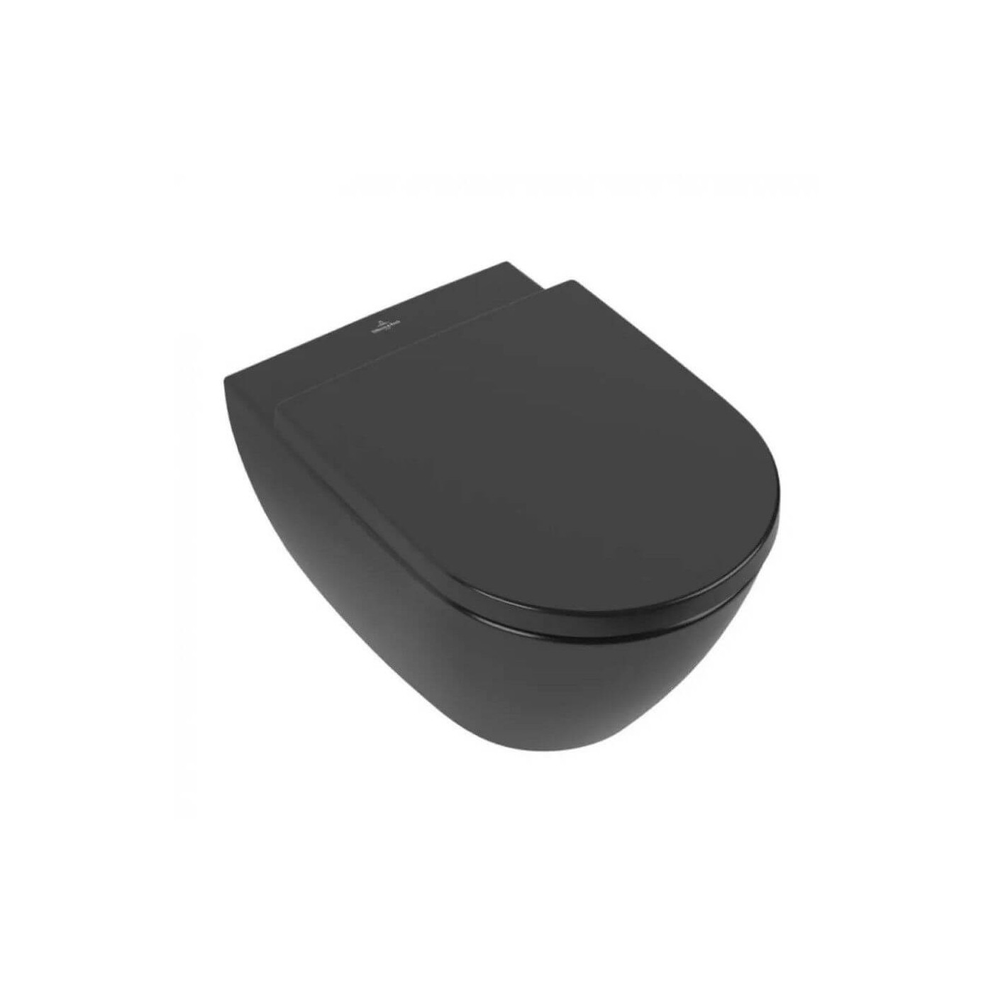 Miska WC Subway 2.0 37,5x56,5 CeramicPlus Czarny Mat 5614R0S5 + 8M42S1S5 Villeroy&Boch
