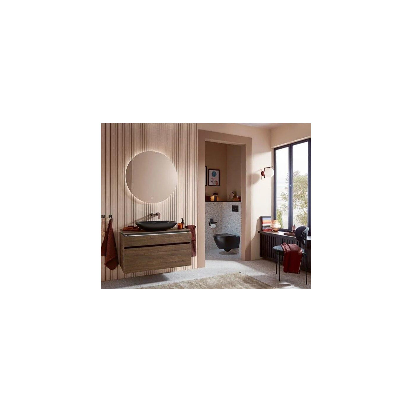 Miska WC Subway 2.0 37,5x56,5 CeramicPlus Czarny Mat 5614R0S5 + 8M42S1S5 Villeroy&Boch