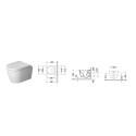 Miska WC Rimless Me By Starck 37x48 Z Deską Wolnoopadającym 2530090000+0020190000 Duravit