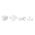Miska WC Rimless Me By Starck 57x37 Z Deską Wolnoopadającą 2529090000+0020090000 Duravit