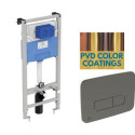 Stelaż Podtynkowy ProSys + Przycisk Magnetic Grey R020467 + R0459A5 Ideal Standard