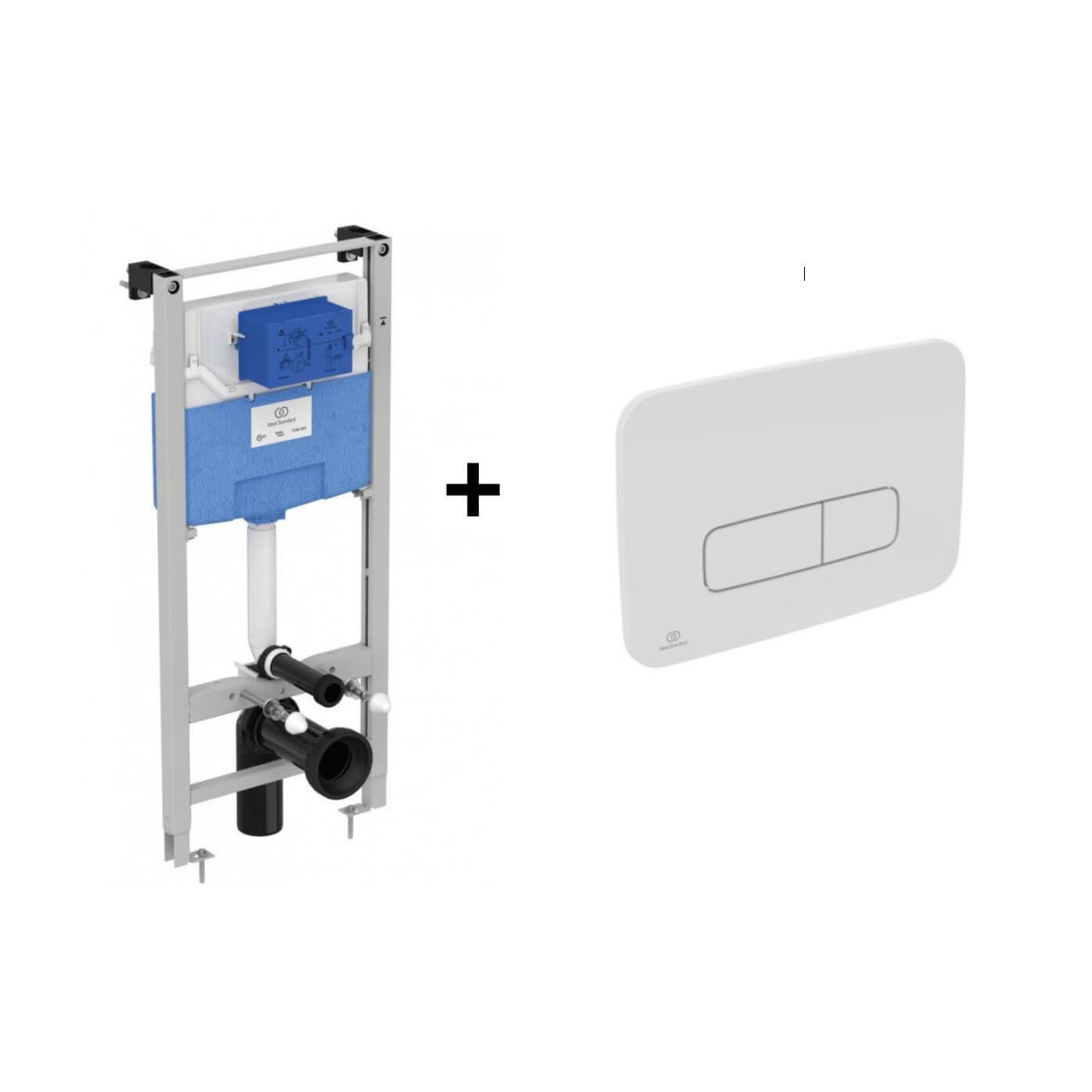 Stelaż Podtynkowy Prosys + Przycisk Biały R020467 + R0123AC Ideal Standard