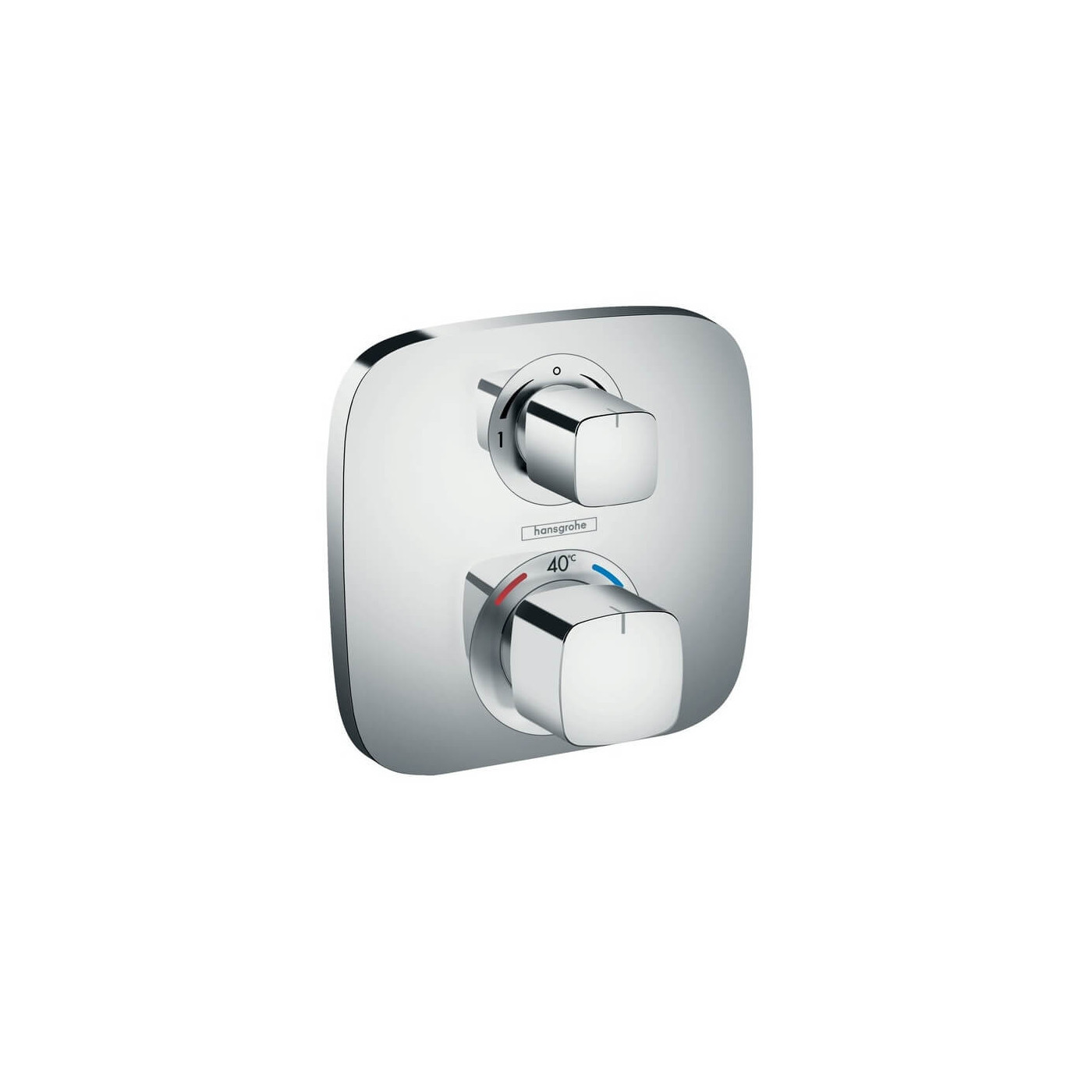 Bateria Termostatyczna Podtynkowa Z Zaworem Odcinającym Ecostat E Hansgrohe 15708000