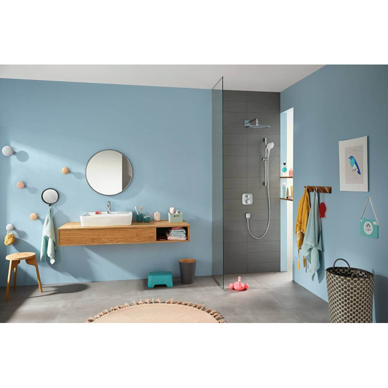 Bateria Termostatyczna Podtynkowa Z Zaworem Odcinającym Ecostat E Hansgrohe 15708000
