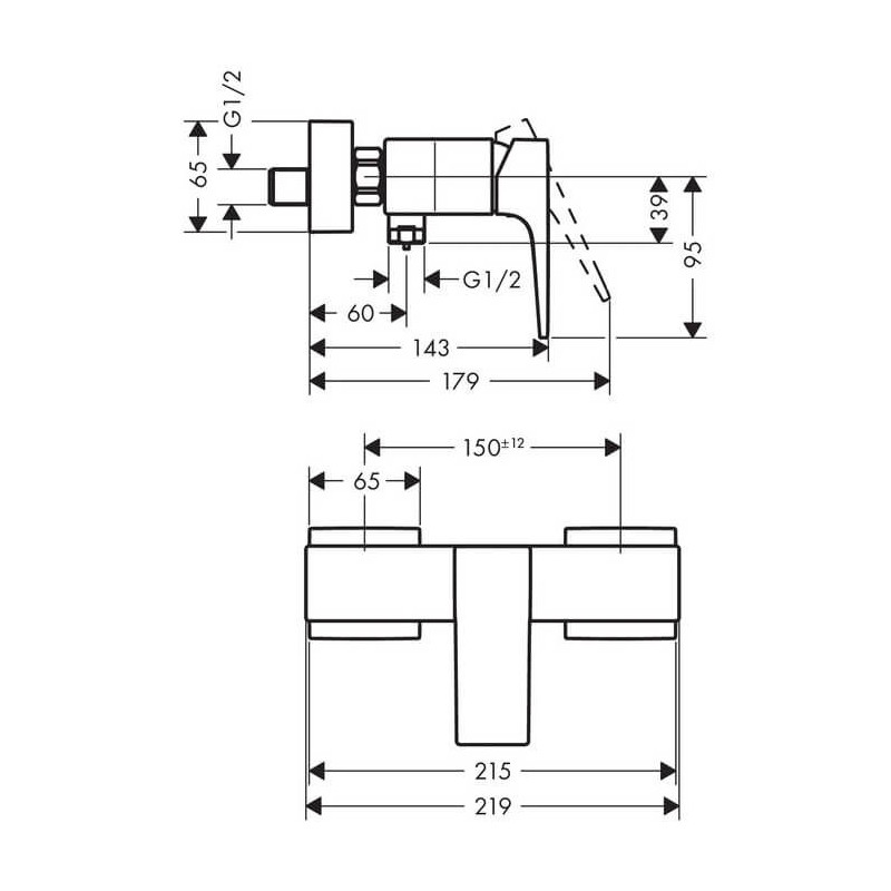 Bateria Prysznicowa Metropol 32560000 Hansgrohe