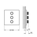 Potrójny Zawór Odcinający Grohtherm SmartControl 29127000 Grohe