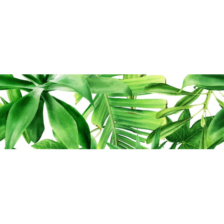 Dekor Garden Tropic B 75x25 Ceramica Bianca