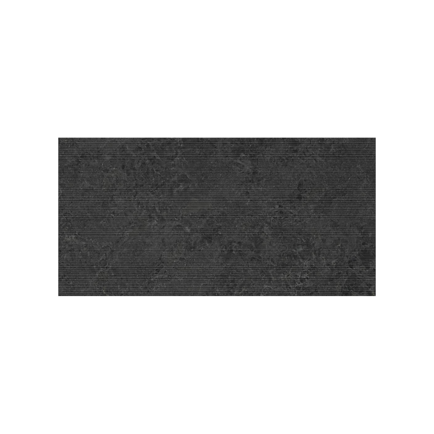 Dekor Limestone Belgium Black Ribbed Mat 60x120x0,85 Piemme