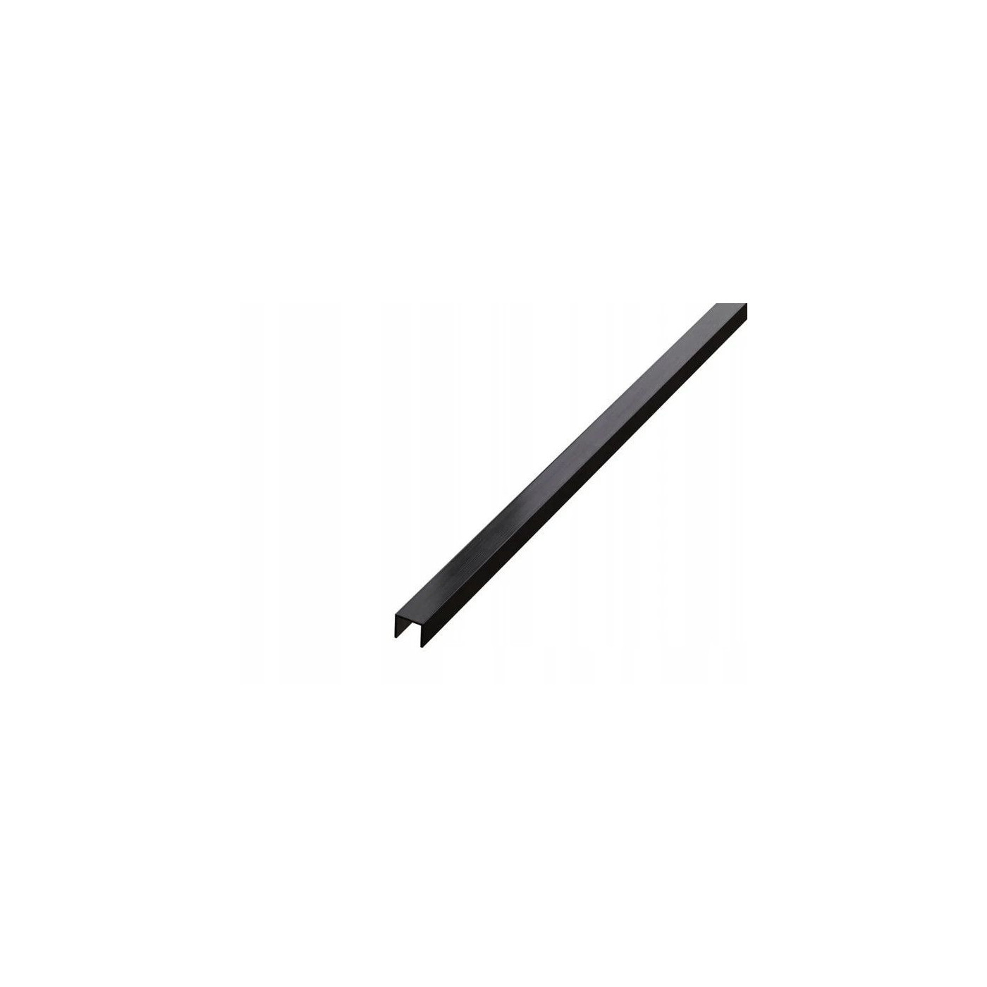 Listwa Profil U Czarny Mat 1x244 cm Gandalf