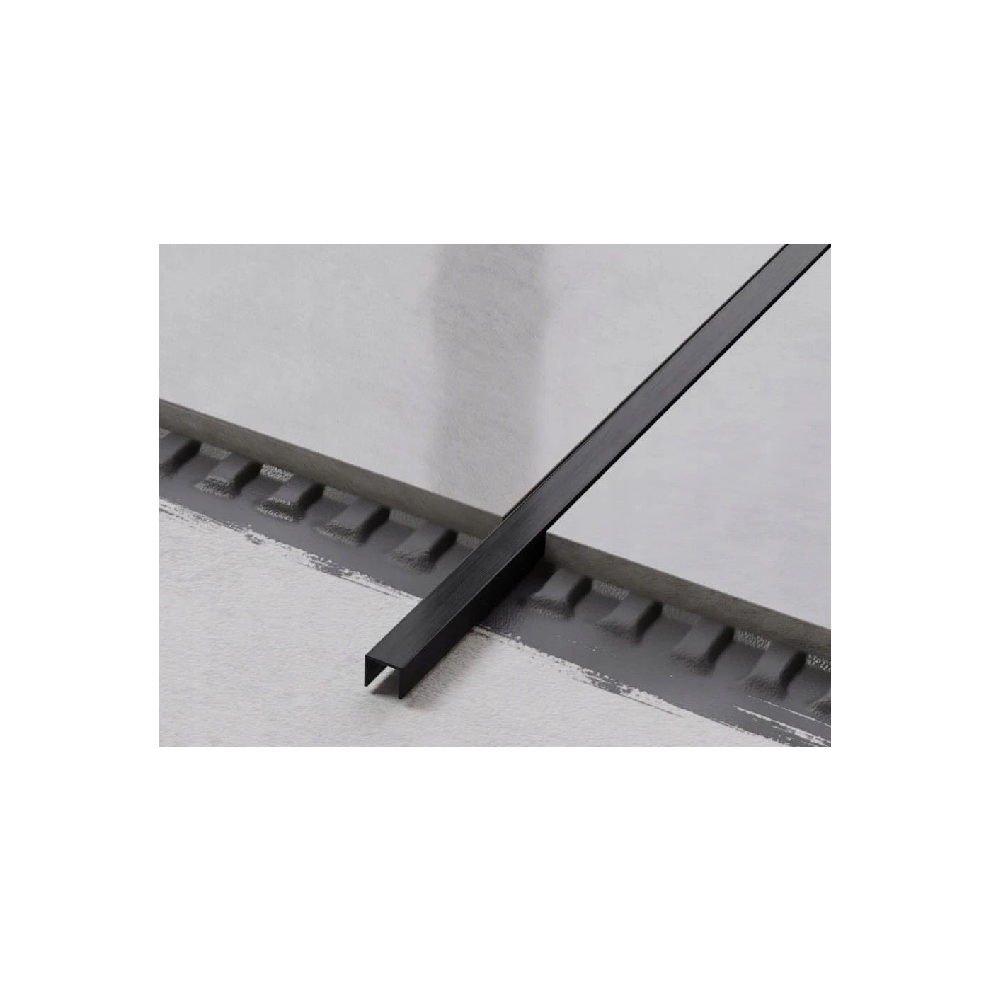 Listwa Profil U Czarny Mat 1x244 cm Gandalf