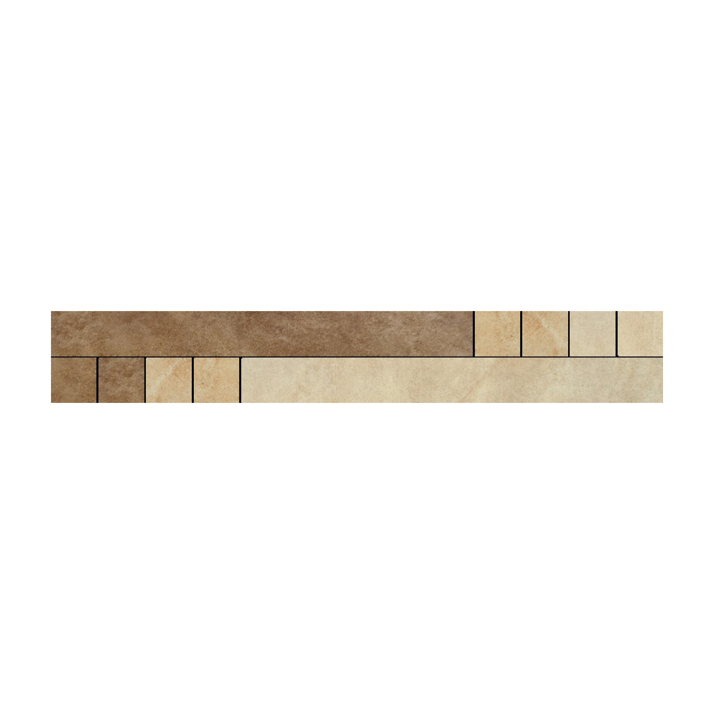Listwa Verso mix 40x6 Ceramika Gres