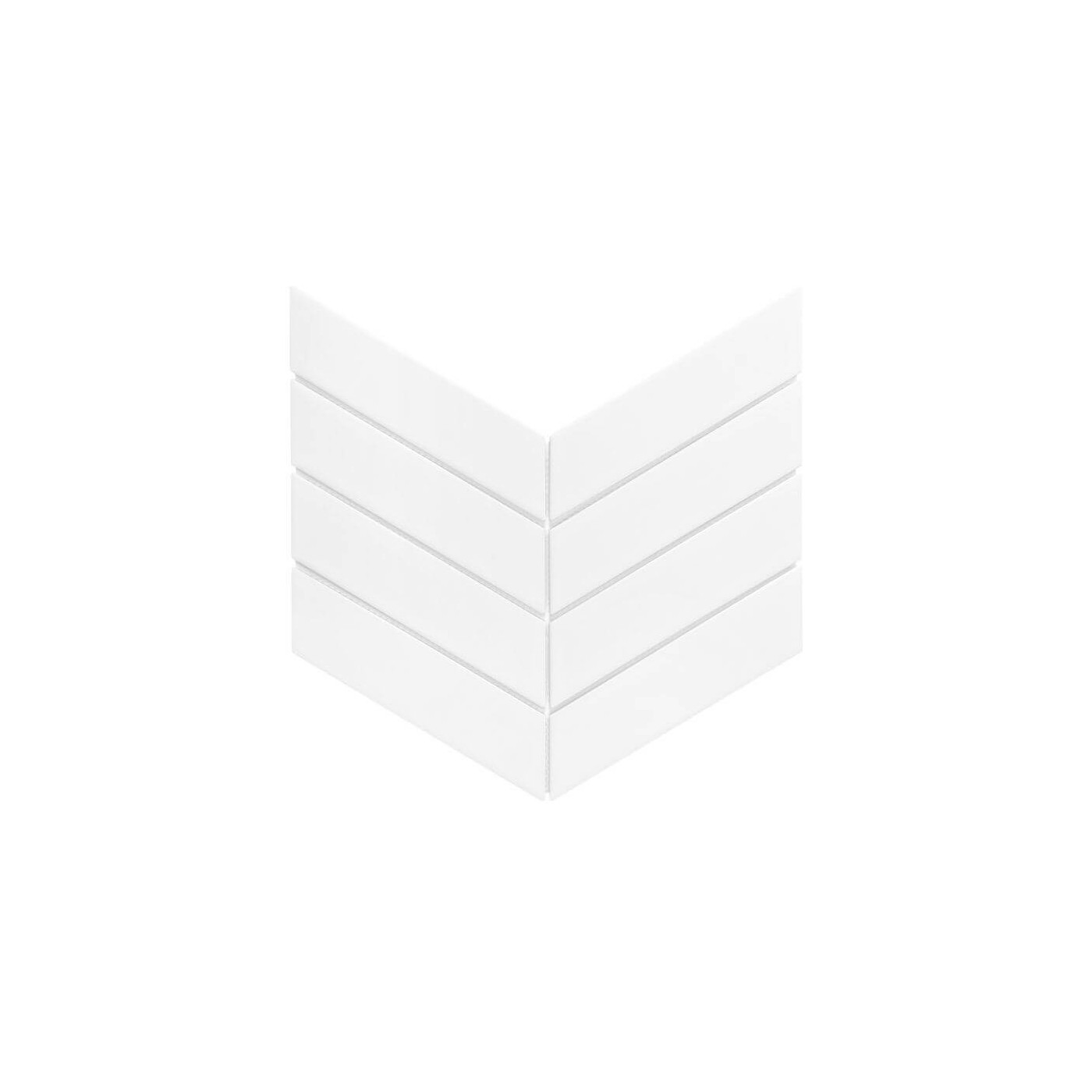 Płytka Royal Chevron White 31,85x22,4 Dunin