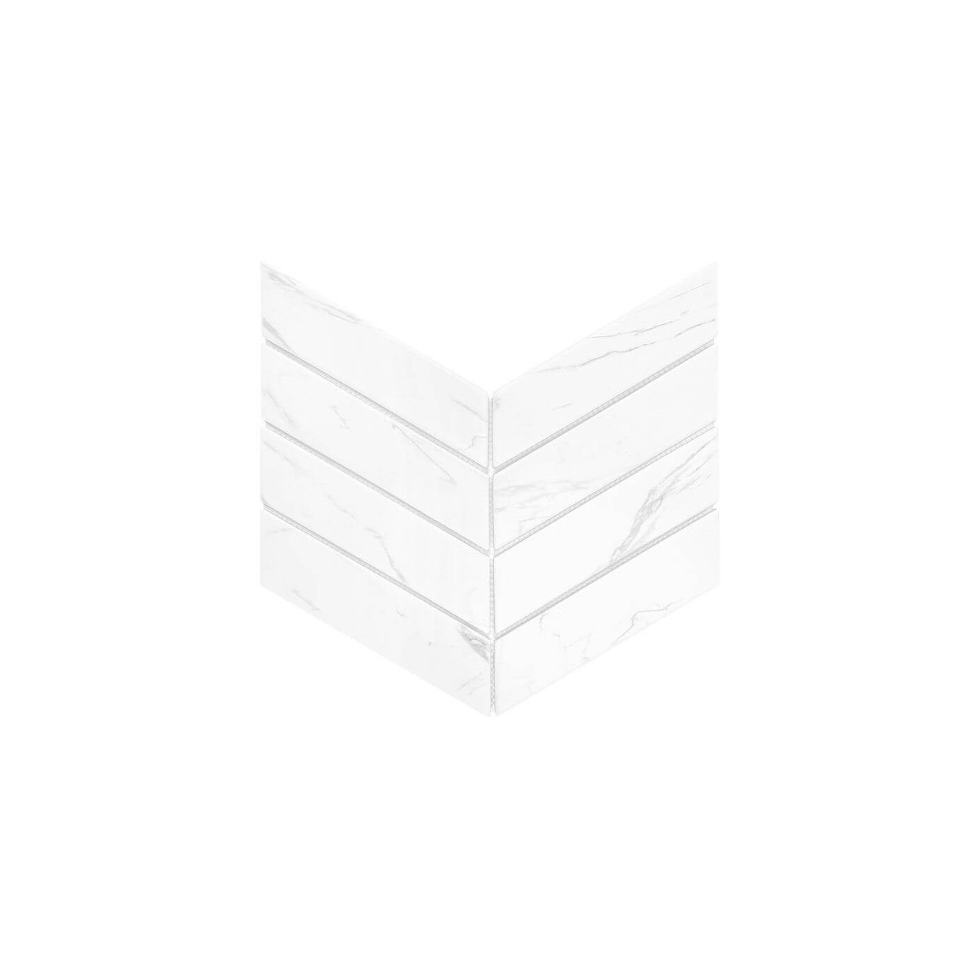 Płytka Royal Chevron Carara 31,85x22,4 Dunin