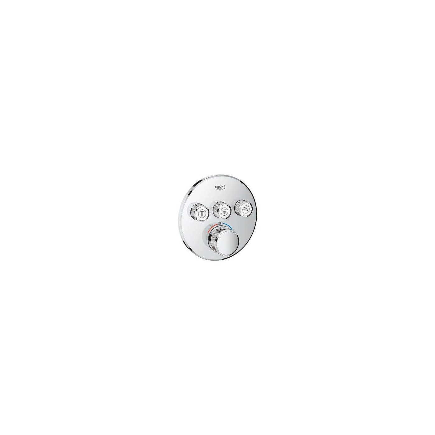 Bateria Termostatyczna Do Obsługi Trzech Wyjść Wody Grohtherm SmartControl 29121000 Grohe