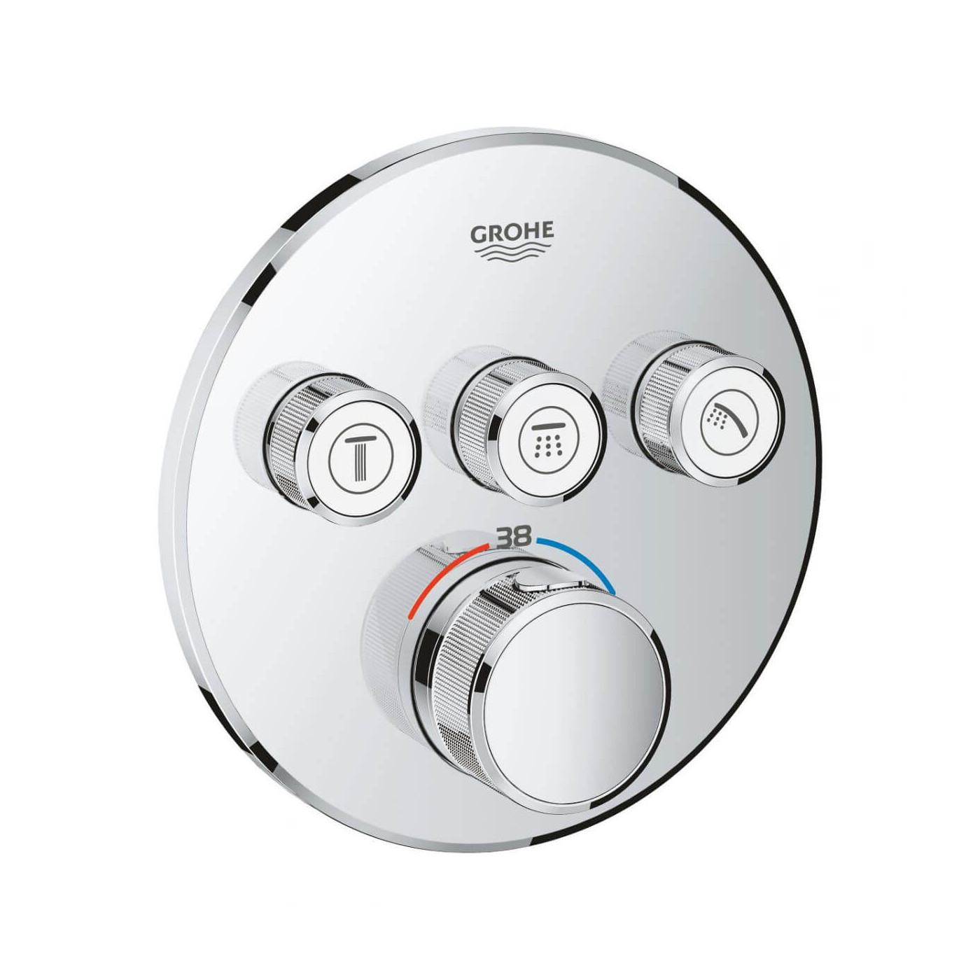 Bateria Termostatyczna Do Obsługi Trzech Wyjść Wody Grohtherm SmartControl 29121000 Grohe