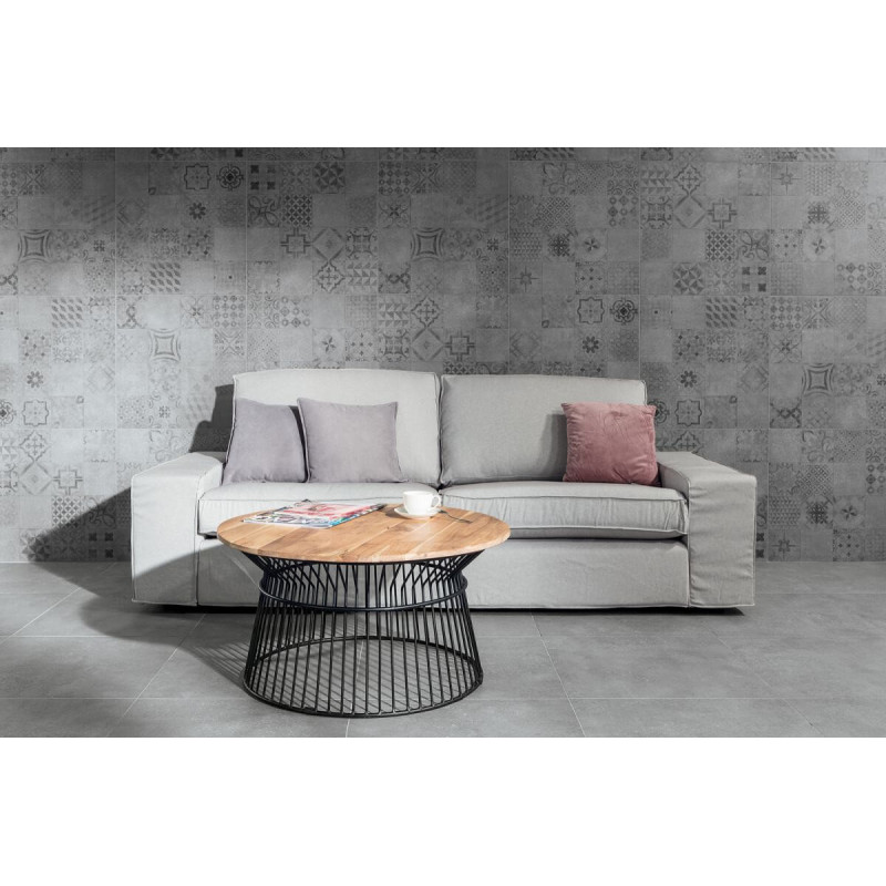 Płytka Betonico Czarna Mat 59,8x119,8 Rako