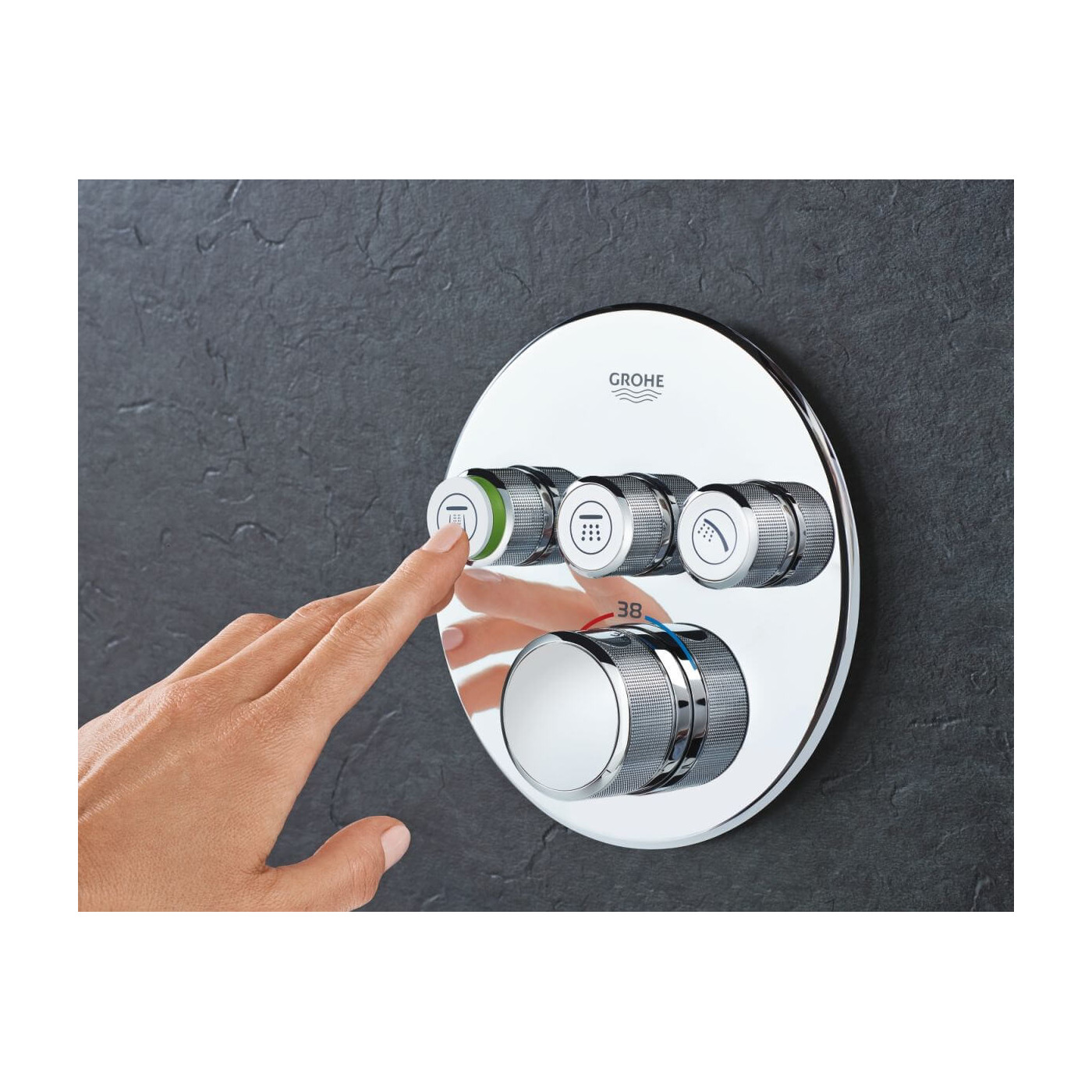 Bateria Termostatyczna Do Obsługi Trzech Wyjść Wody Grohtherm SmartControl 29121000 Grohe