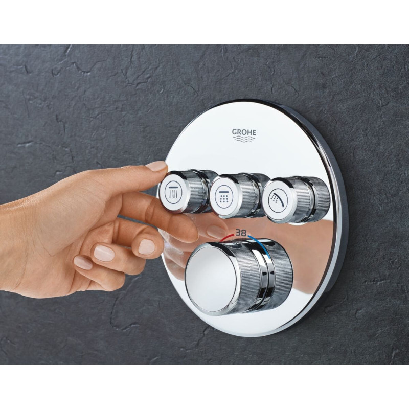 Bateria Termostatyczna Do Obsługi Trzech Wyjść Wody Grohtherm SmartControl 29121000 Grohe