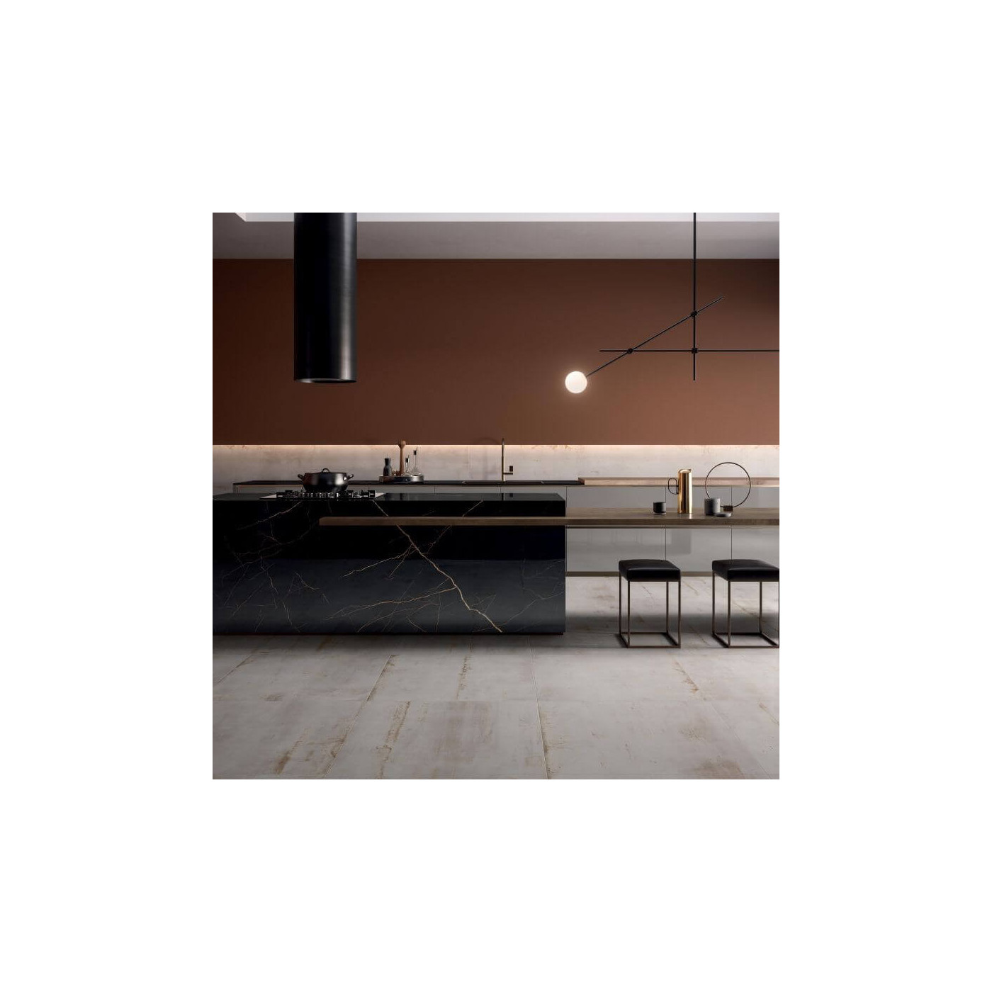 Supreme Noir Laurent Lux 120x120 Flaviker