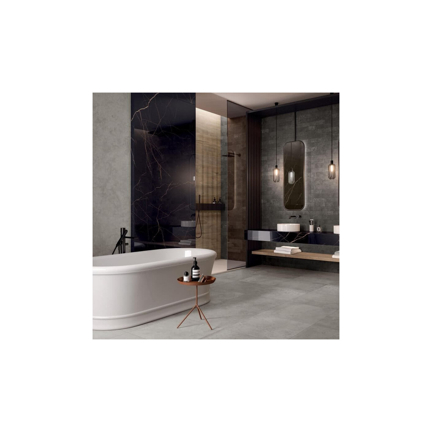 Płytka Podłogowa Supreme Evo Noir Laurent Lux+ 60x120 Flaviker