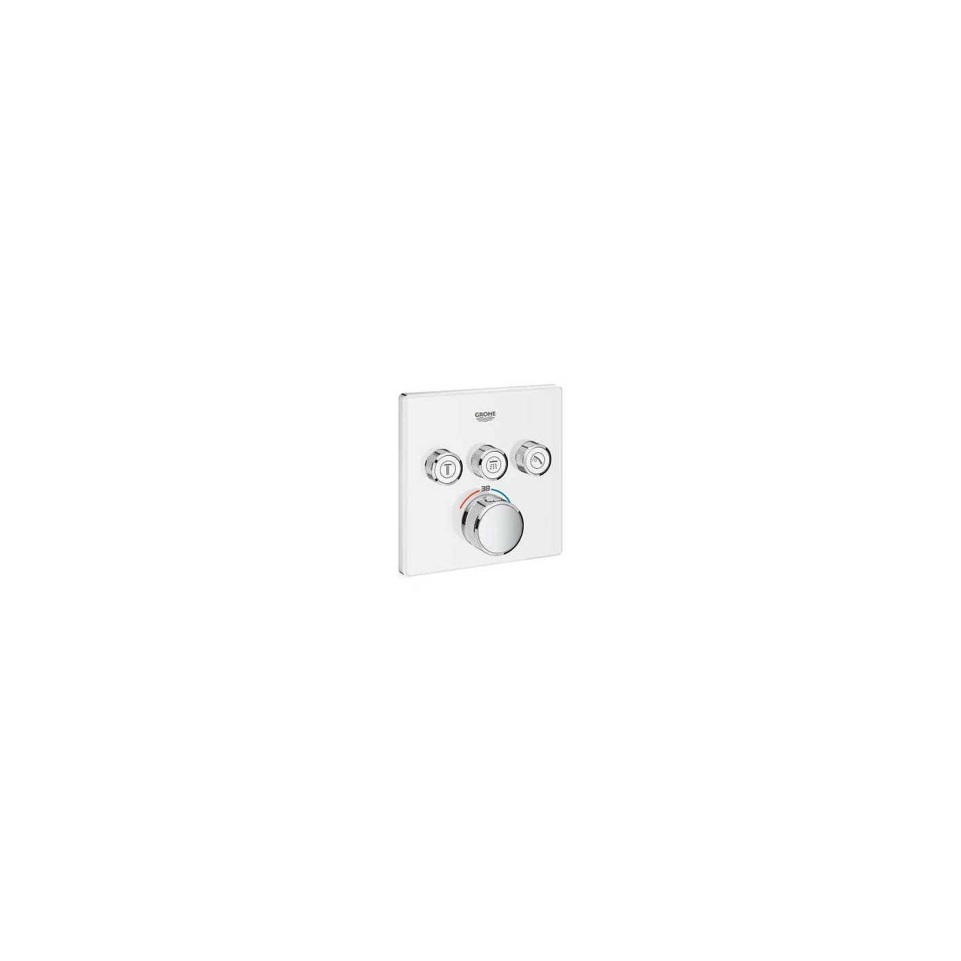 Bateria Termostatyczna Do Obsługi Trzech Wyjść Wody Grohtherm SmartControl Moon White 29157LS0 Grohe