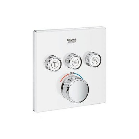 Bateria Termostatyczna Do Obsługi Trzech Wyjść Wody Grohtherm SmartControl Moon White 29157LS0 Grohe