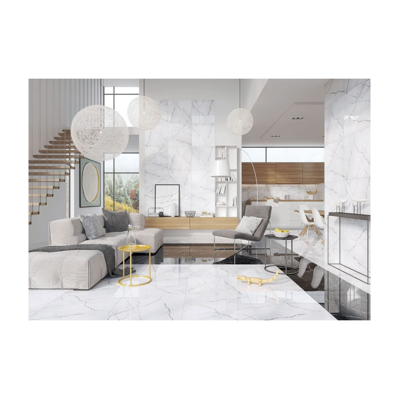 Płytka Mavros Bianco 60x60 GRS-308 A.P Ceramstic
