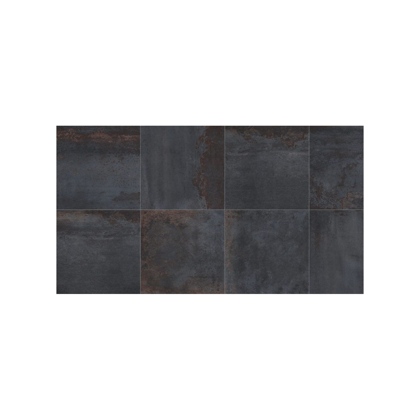 Płytki Costruire Metallo Nero 100x100 Serenissima