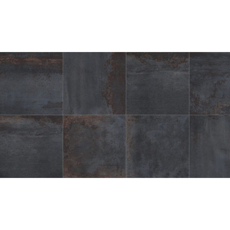 Płytki Costruire Metallo Nero 100x100 Serenissima