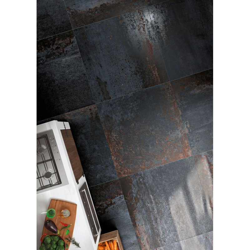 Płytki Costruire Metallo Nero 60x120 Serenissima