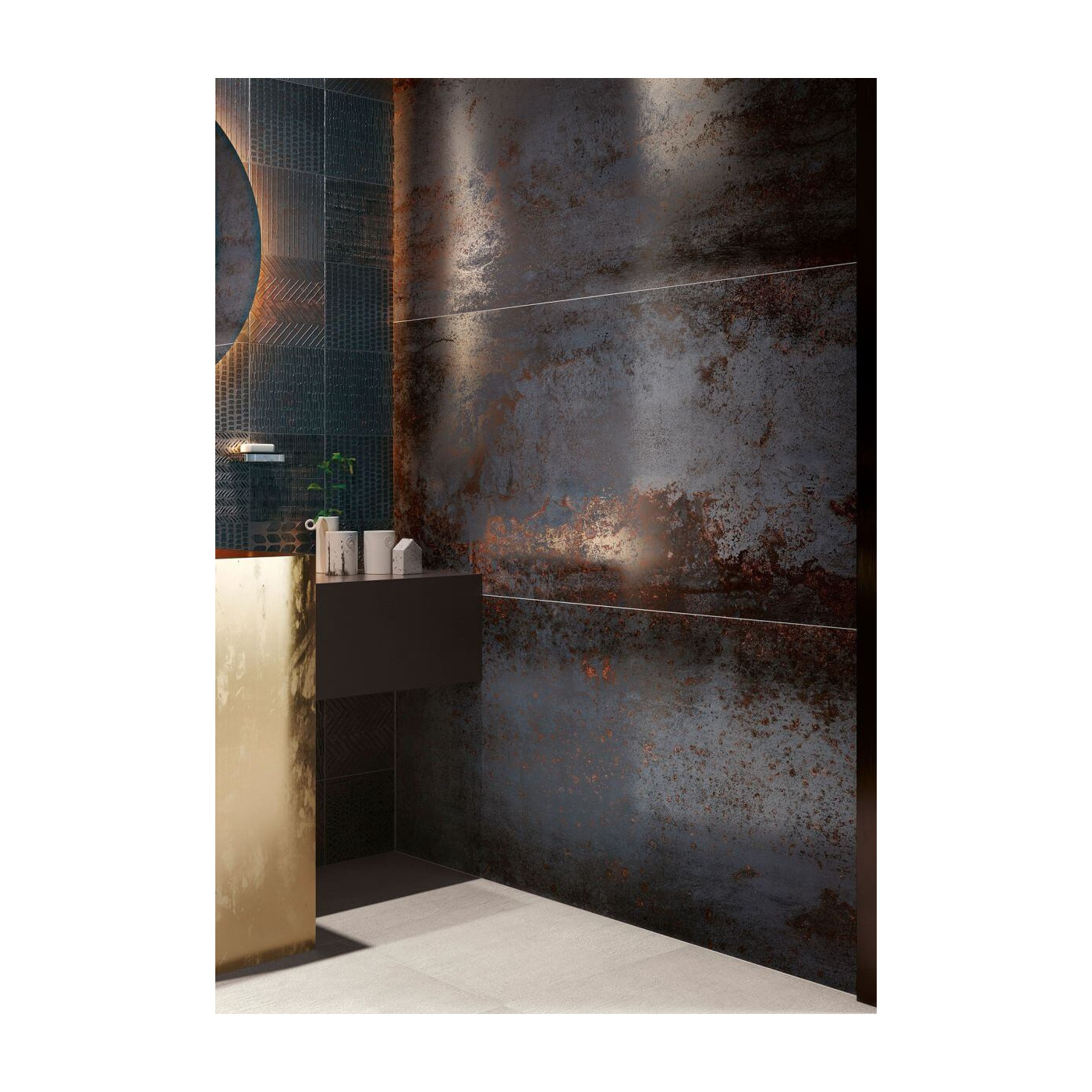 Płytki Costruire Metallo Nero 60x120 Serenissima