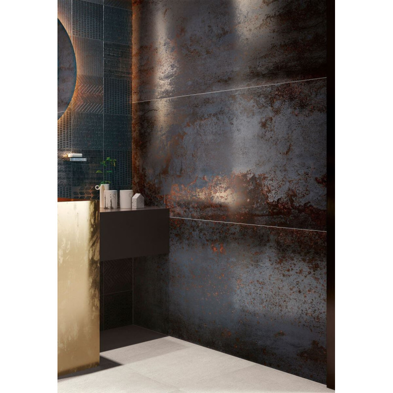 Płytki Costruire Metallo Nero 60x120 Serenissima