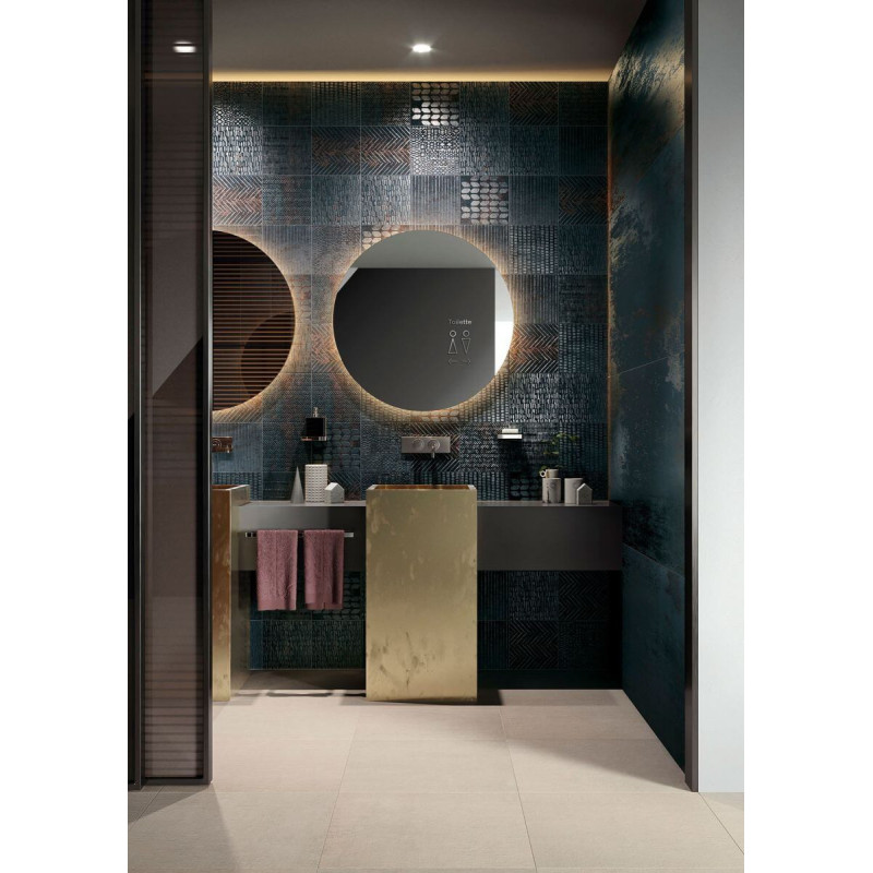 Płytki Costruire Metallo Nero 60x120 Serenissima