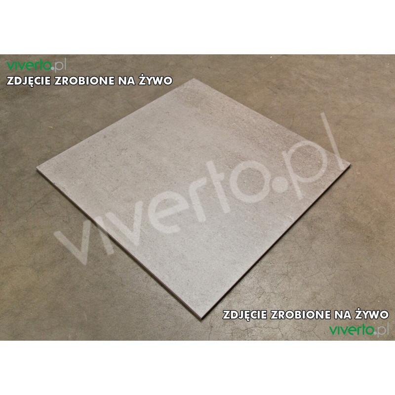 Płytka Ceramiczna Cemento Ciemnoszara 60x60 DAK63661 Rako
