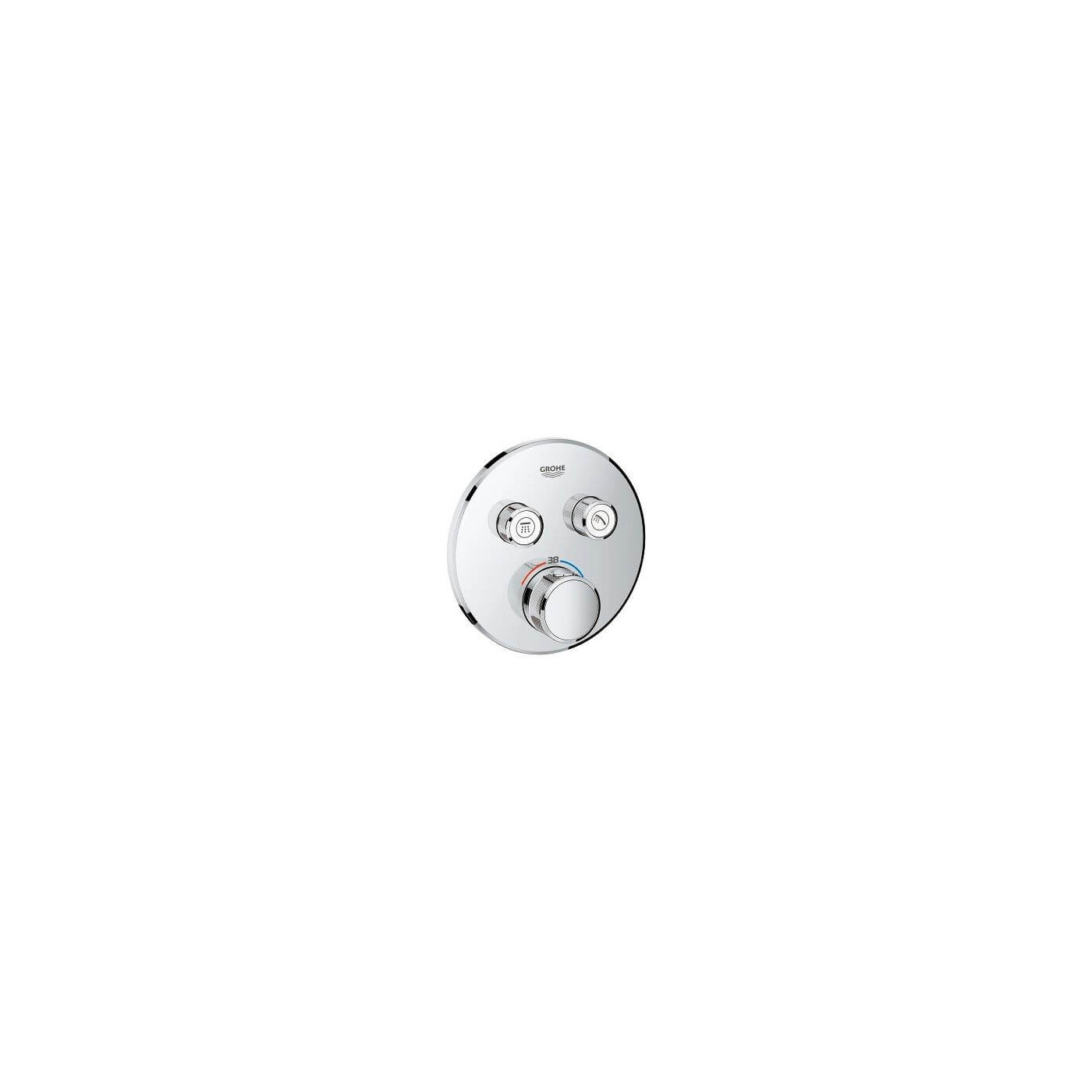 Bateria Termostatyczna Do Obsługi Dwóch Wyjść Wody Grohtherm SmartControl 29119000 Grohe