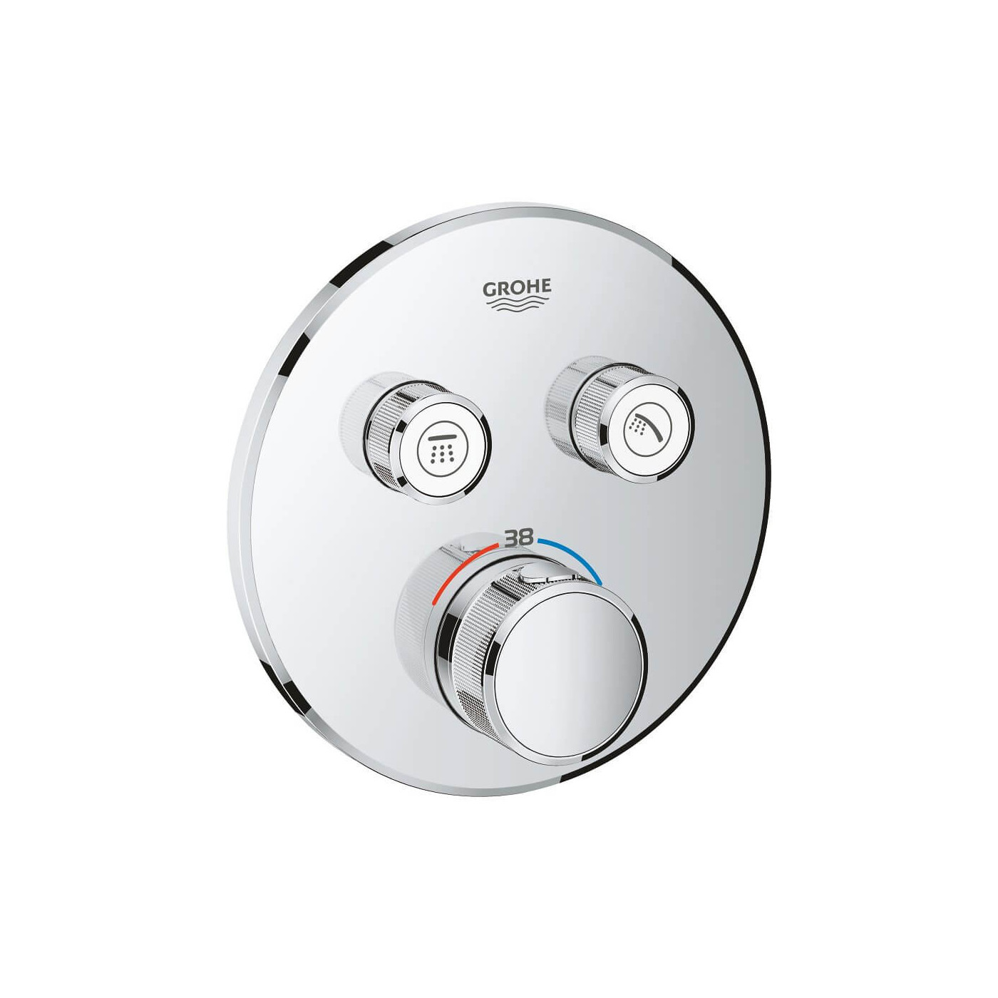 Bateria Termostatyczna Do Obsługi Dwóch Wyjść Wody Grohtherm SmartControl 29119000 Grohe