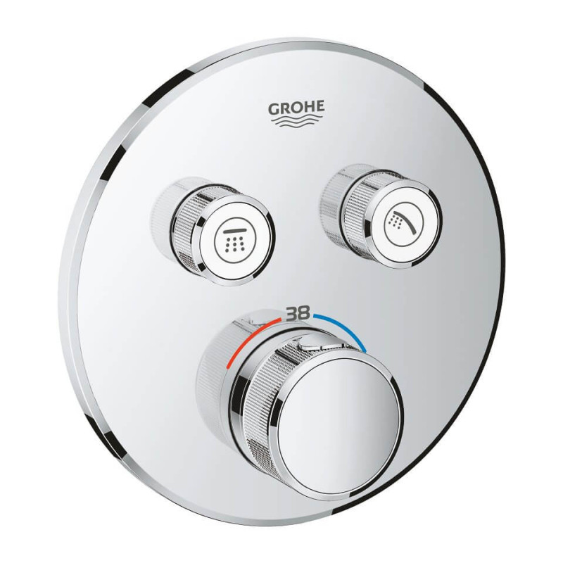 Bateria Termostatyczna Do Obsługi Dwóch Wyjść Wody Grohtherm SmartControl 29119000 Grohe