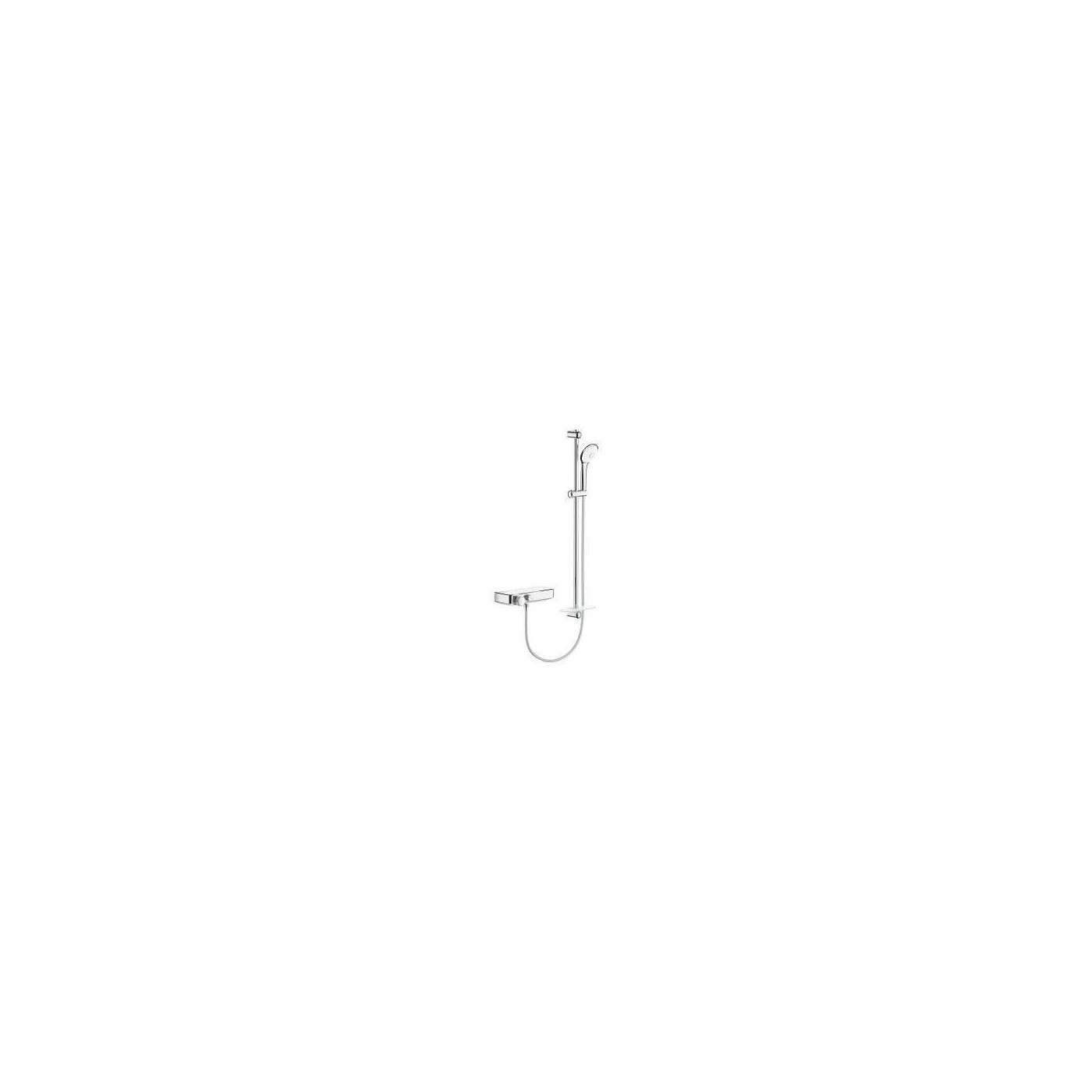 Bateria Prysznicowa Z Termostatem Z Zestawem Prysznicowym Grohtherm SmartControl 34721000 Grohe