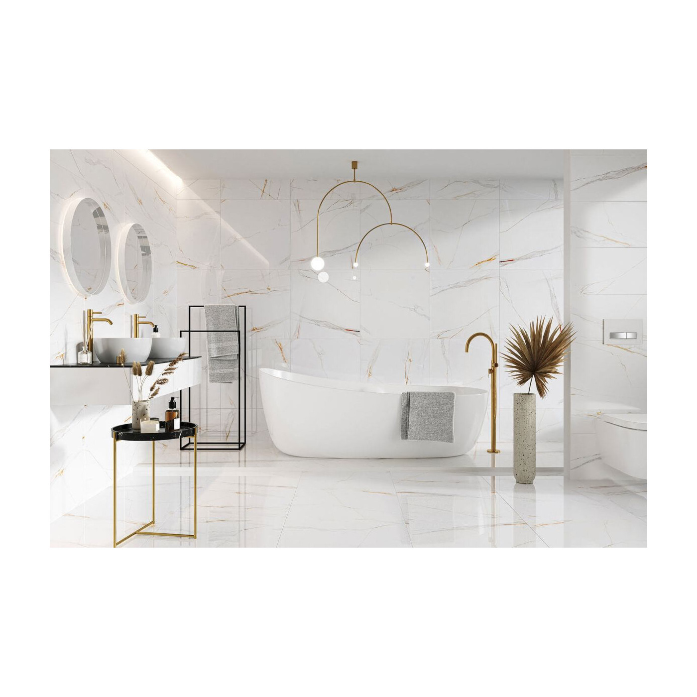 Płytka Ścienno-Podłogowa Coriento Gold Poler 120x60 Ceramstic