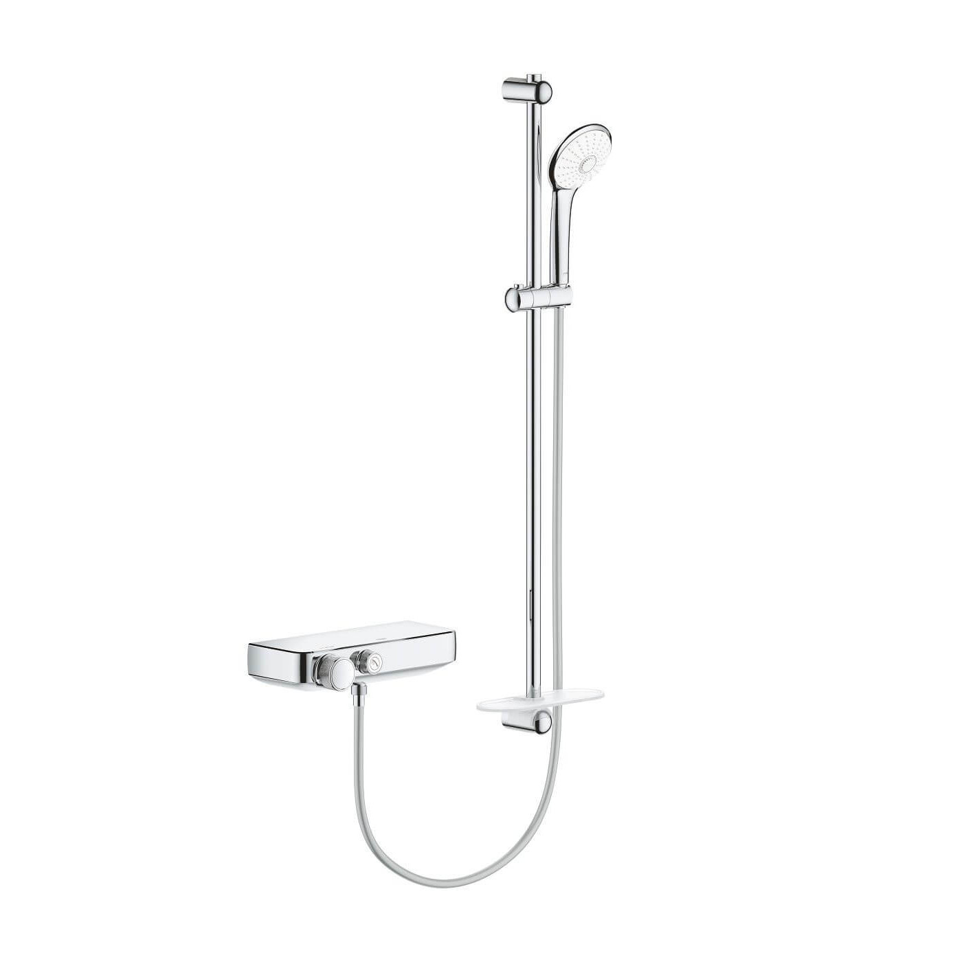 Bateria Prysznicowa Z Termostatem Z Zestawem Prysznicowym Grohtherm SmartControl 34721000 Grohe