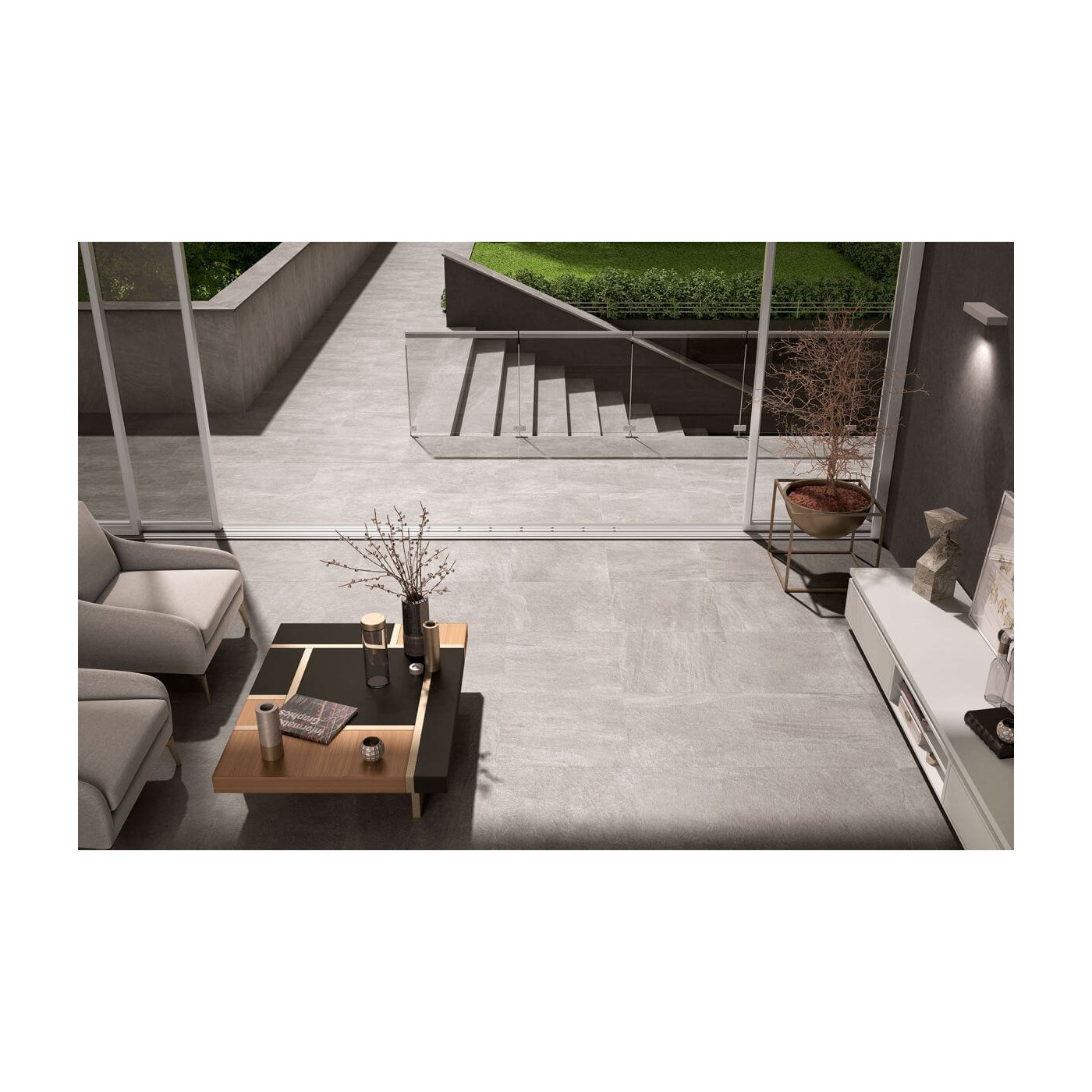 Płytka Podłogowa Aspen Rock Grey APN12RT 60x120 Novabell
