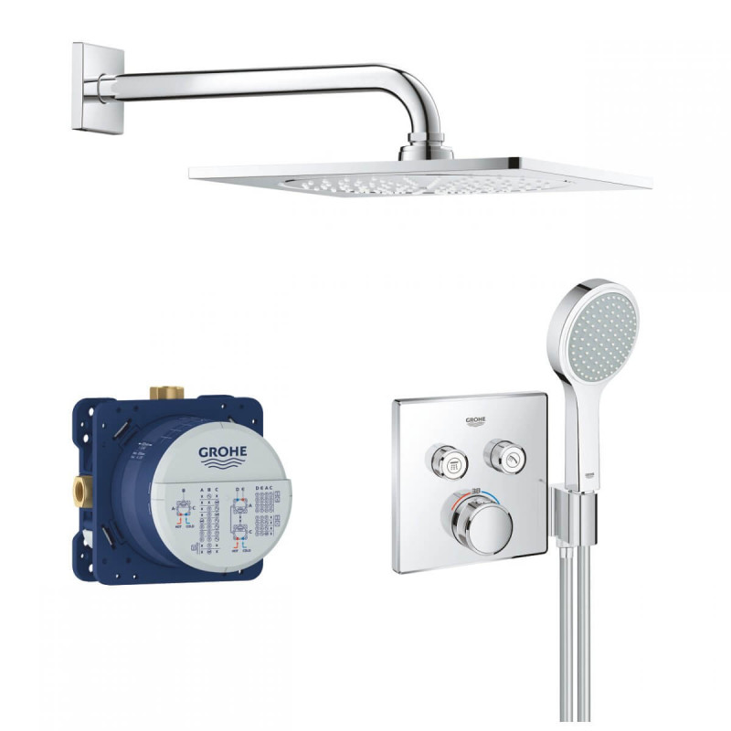 Podtynkowy Zestaw Prysznicowy Grohtherm SmartControl 34742000 Grohe