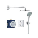Podtynkowy Zestaw Prysznicowy Z Deszczownicą Rainshower Cosmopolitan 210 Grohtherm 34734000 Grohe
