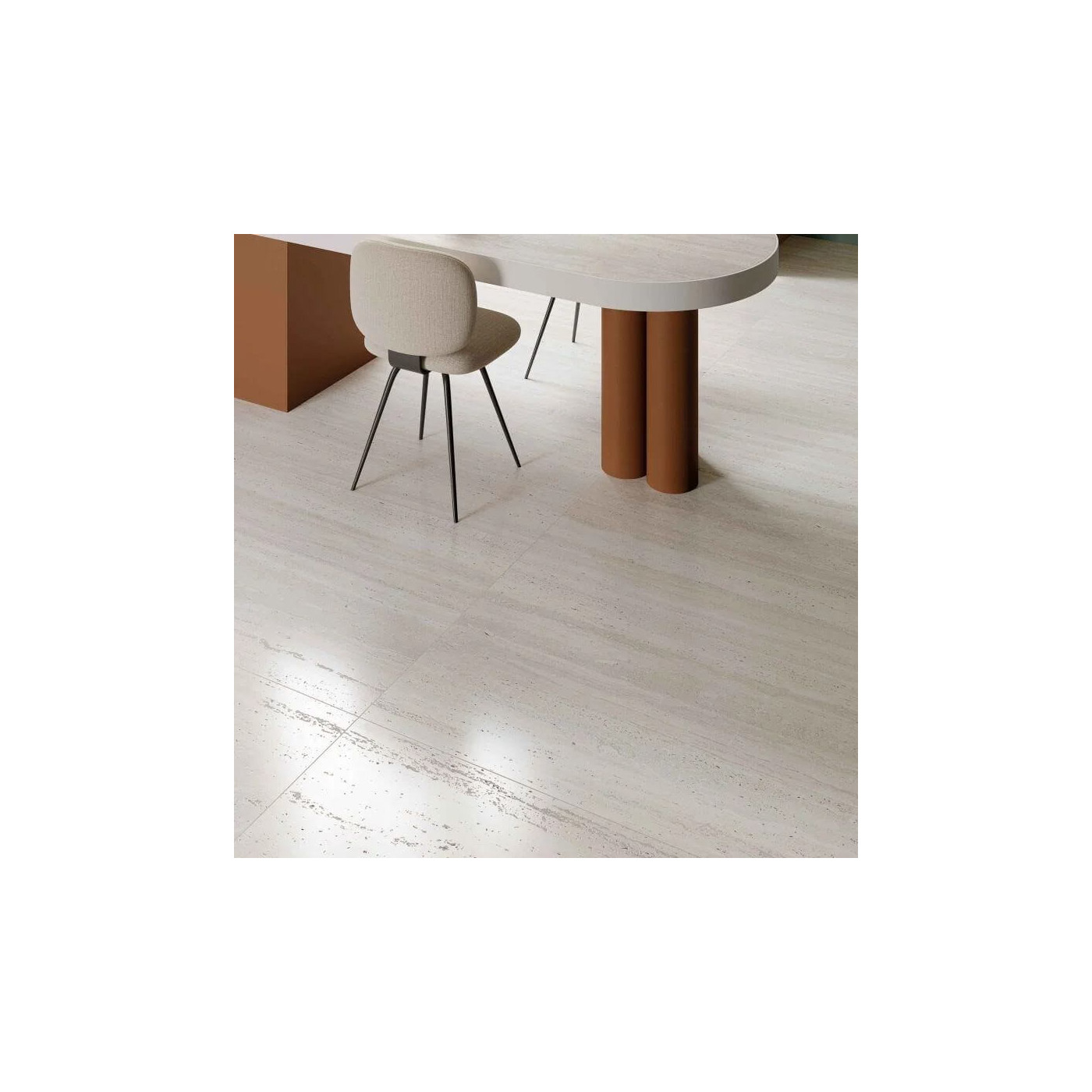 Płytka Podłogowa Sensi Roma White 3D 119,4x119,4 gr. 8,8 ABK
