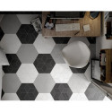 Dekor Rhombus Dark Grey 14x24 Equipe