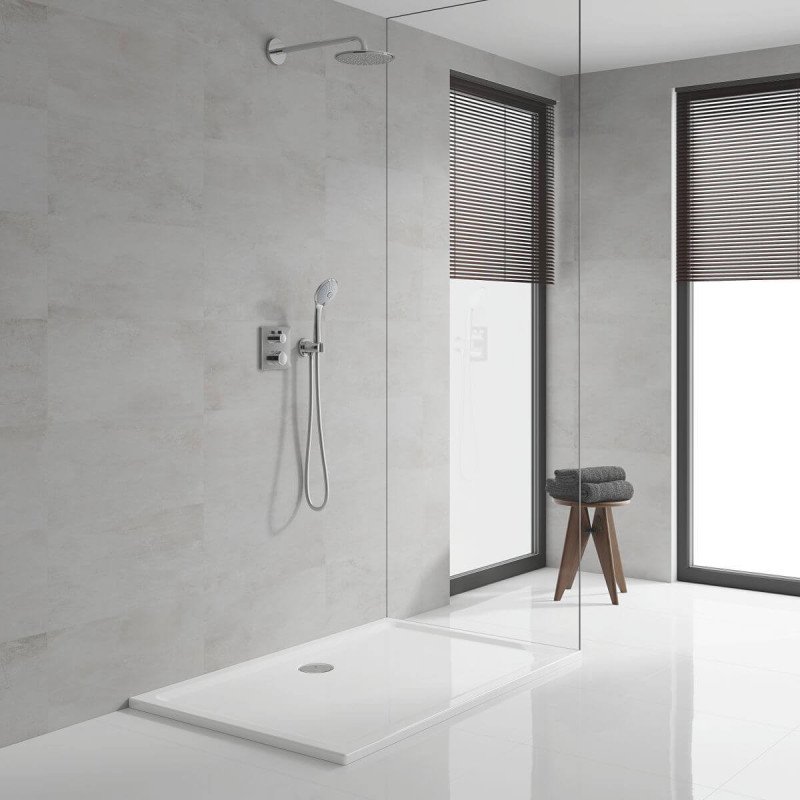 Podtynkowy Zestaw Prysznicowy Z Deszczownicą Rainshower Cosmopolitan 210 Grohtherm 34734000 Grohe
